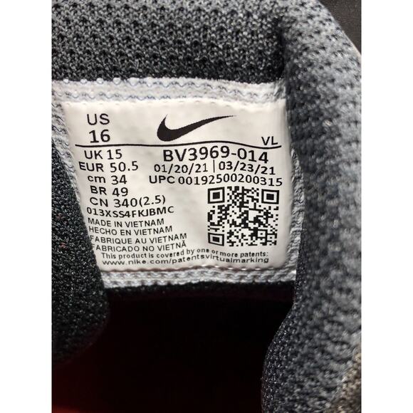 Nike PE Force Savage Pro 2 P Men's Sz 16 Football Cleats Black/Red BV3969-014 - Picture 10 of 10